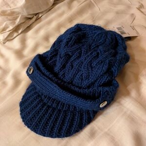 NWT Michael Kors Y2k Navy Knit Hat